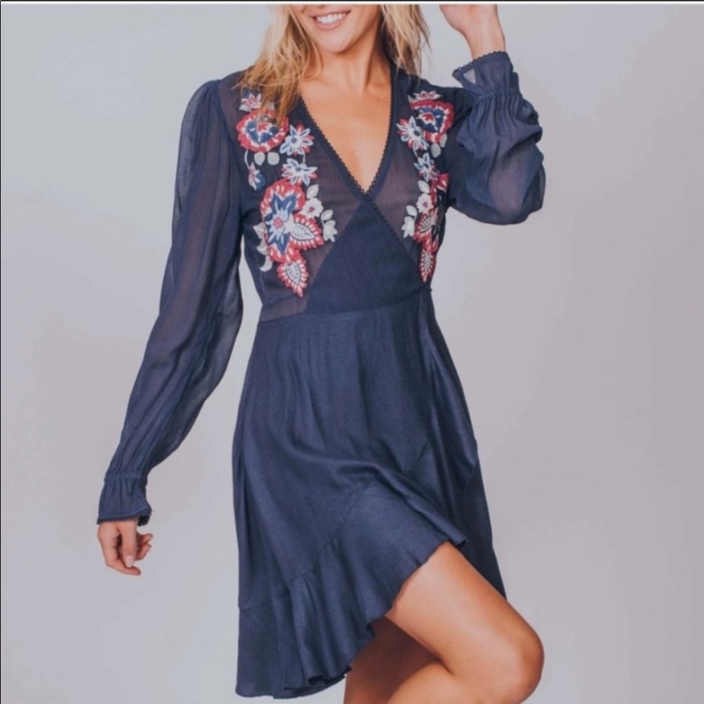 Cleobella Denver Dress in Midnight XS EUC